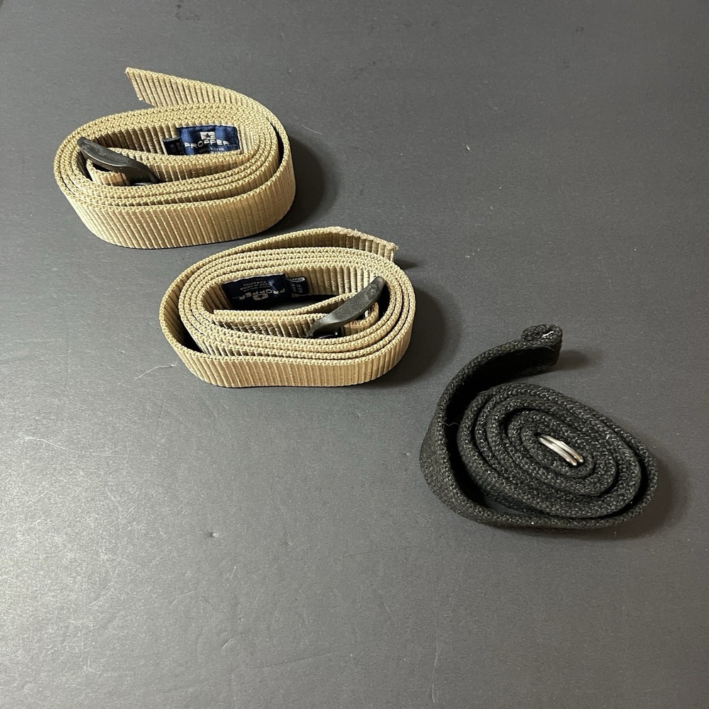 Propper Nylon Tactical Utility Belt M - 40-42 W - 20-24 Tan/Black Lot Of 3